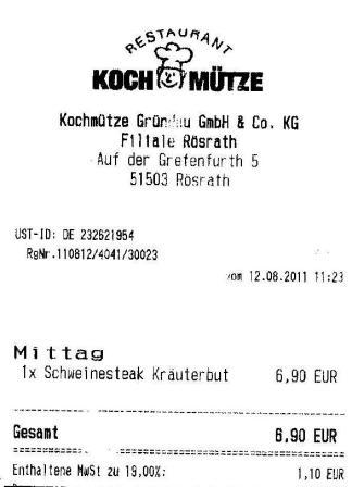 opaw Hffner Kochmtze Restaurant